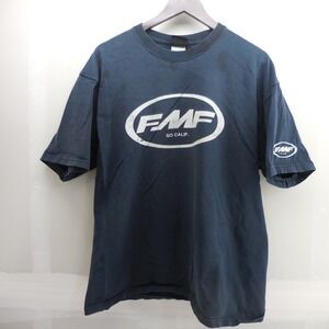 FMF Racing So Calif Graphic T-Shirt Mens XL Navy Blue Distressed Motocross Tee